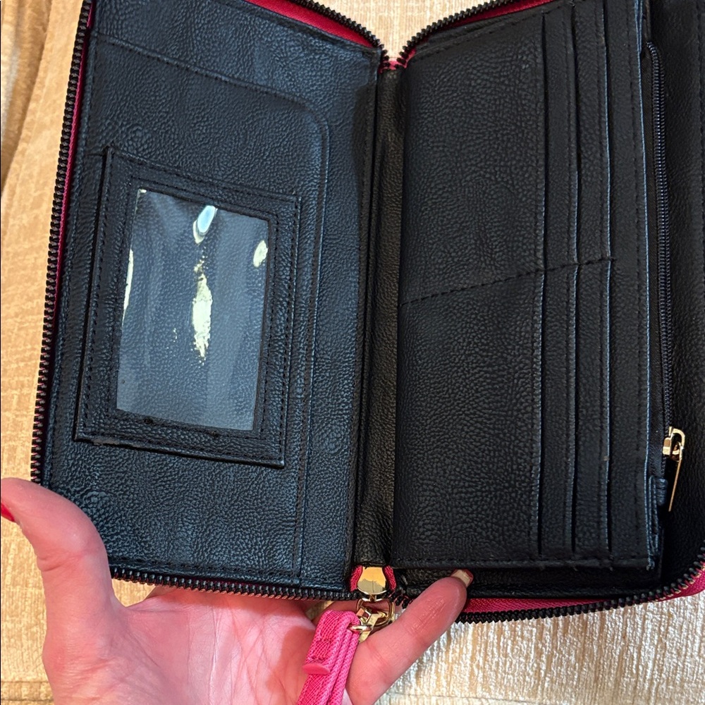 Betsey Johnson Fuchsia Clutch with Bow Detail - Picture 10 of 14